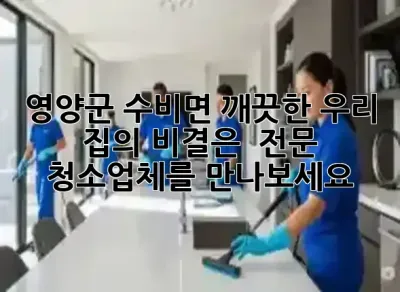 영양군 수비면, 깨끗한 우리 집의 비결은? ✨ 전문 청소업체를 만나보세요!